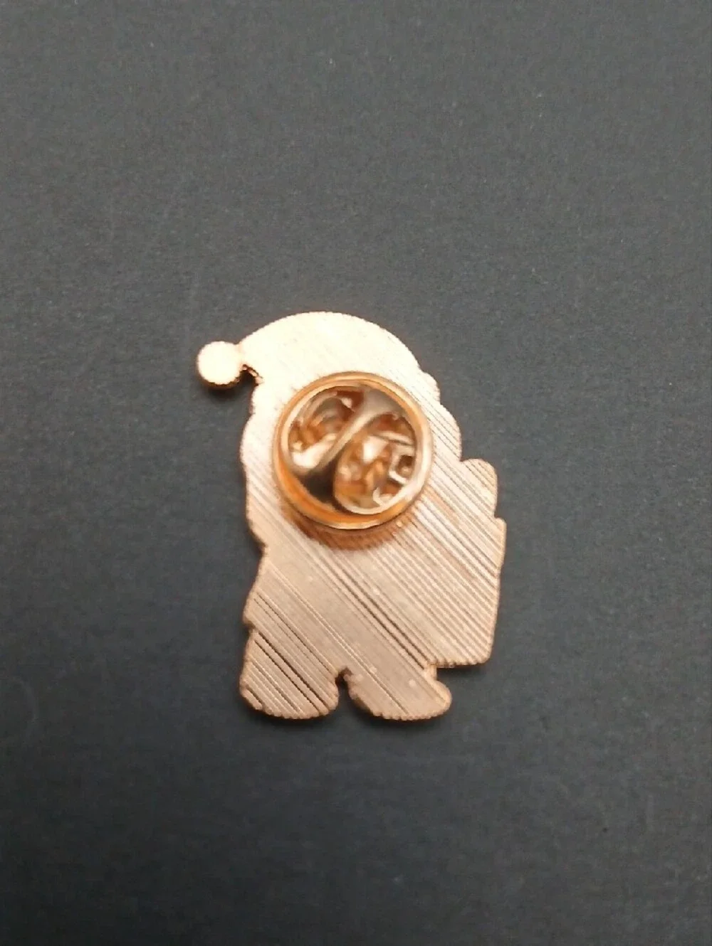 Santa Enamel Pin - Red and White